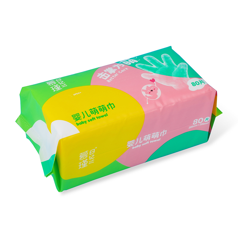 Lenços umedecidos ecológicos Natural Gentle MPM para cuidados com a pele delicada