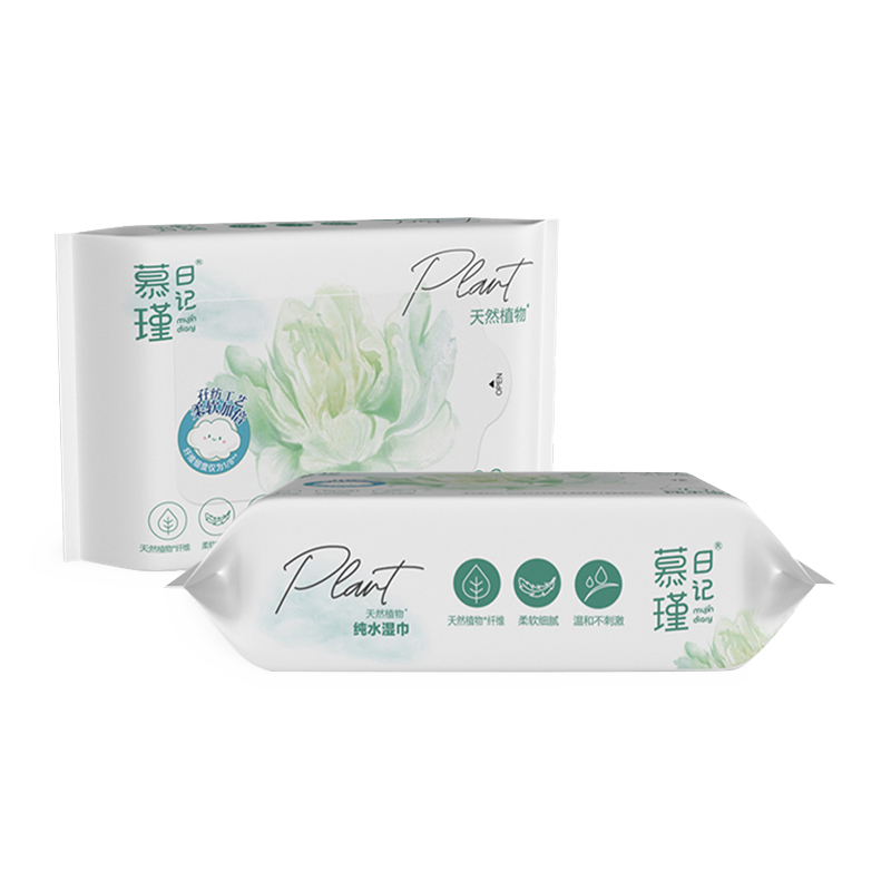Toalhetes de água ecológicos MPM grossos biodegradáveis